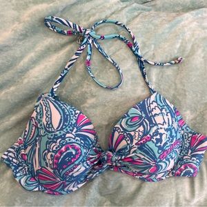 Lilly Pulitzer for Target Bikini top in My Fans Size L